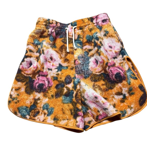 UO Out From Under Braxton Floral Fleece Shorts Size Small - Picture 3 of 6